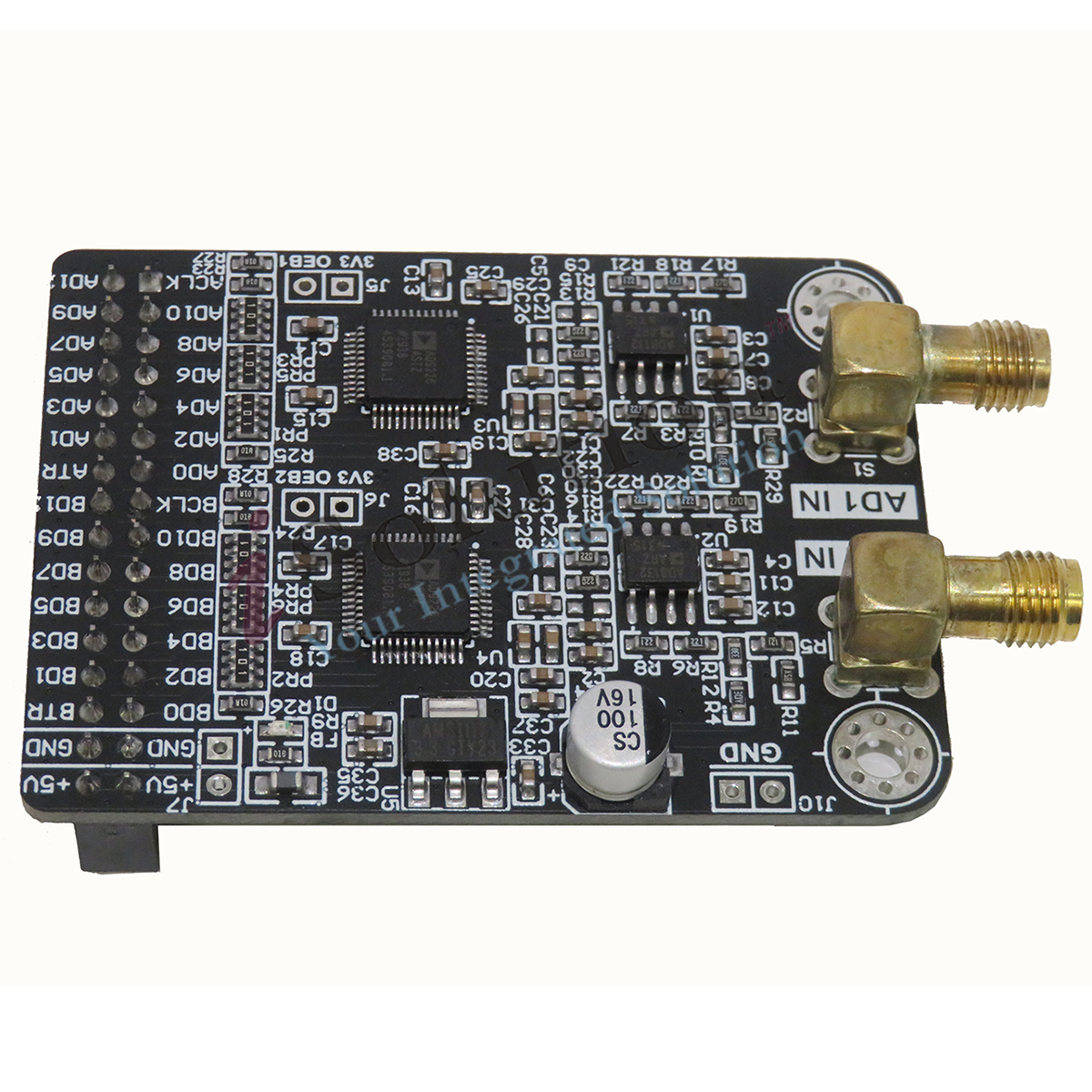 デュアル高速 AD モジュール AD9226 パラレル 12 ビット AD 65M データ収集 FPGA 開発ボード