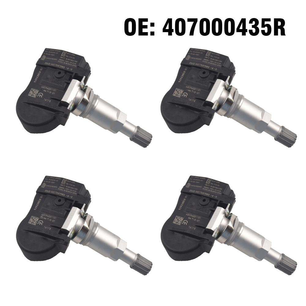 4 個 TPMS タイヤ空気圧モニターシステム 433 MHZ センサー ルノー メガーヌ III 風光明媚な 3 ラグナ 3 4 フルエンス緯度用