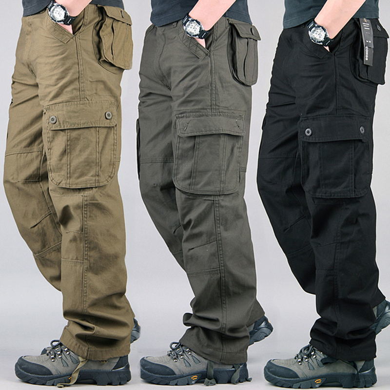 2025 タクティカルカーゴパンツ男性綿オーバーオール屋外作業ズボンビッグサイズ Hombre 服迷彩ハイキングパンツ複数のポケット