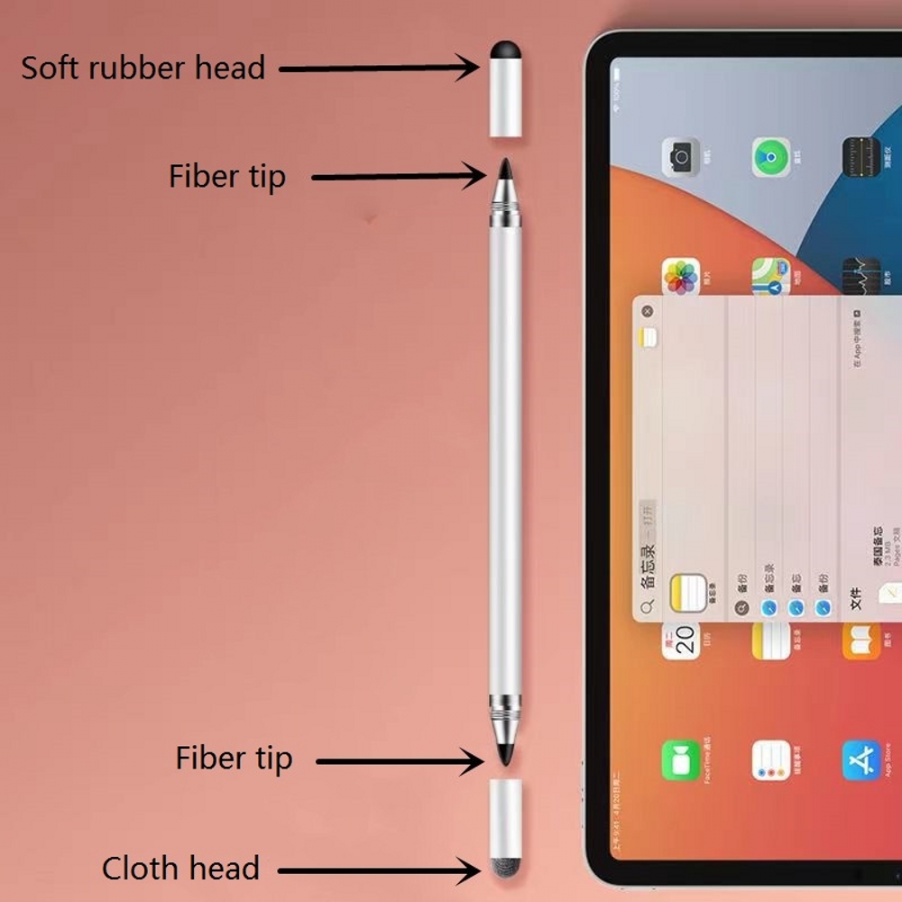 4 で 1 スタイラス描画タブレットペン容量性スクリーンタッチペン Apple Android 電話スマートタブレットスタイラス鉛筆