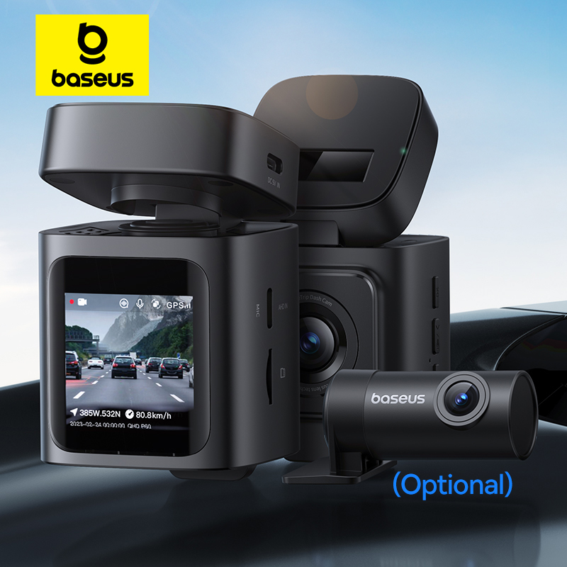Baseus 3K ダッシュカム VD1 フロントおよびリアカム HD 内蔵 GPS ガリレオ スーパーキャパシタ 車 DVR 車カメラ レコーダー サポート 24 時間駐車場
