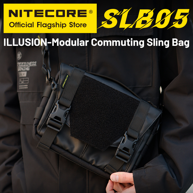 NITECORE SLB05 通勤スリングバッグハンドバッグ機能戦術的なチェストバッグショルダークロスボディバッグ機能 iphone Xiaomi