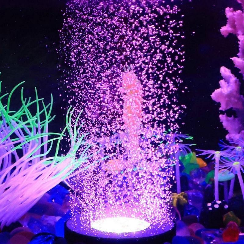 リモート制御 IP68 防水水族館水中魚/カメタンクエアストーンバブル Led ライト RGB 水中照明装飾