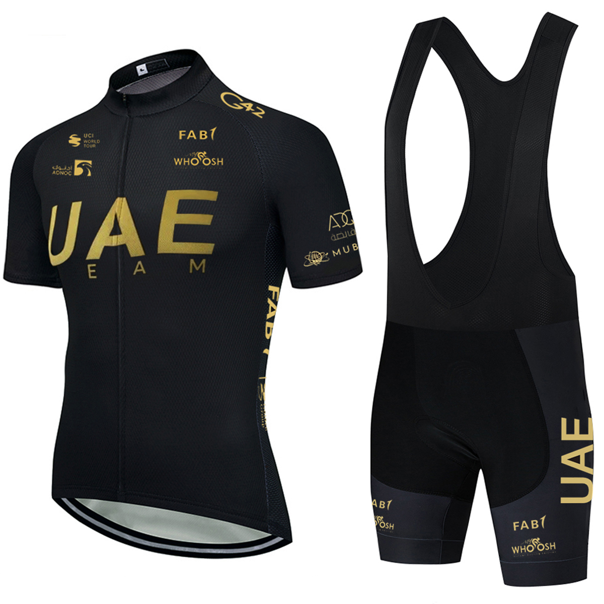 新 2024 UAE サイクリングジャージチームイタリア自転車マイヨジャージショーツセット Ropa Ciclismo 男性女性夏プロ自転車服