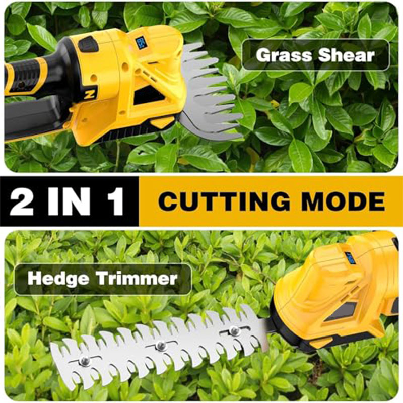 DeWalt 20V バッテリーブラシレス 2-in-1 コードレスヘッジトリマー用