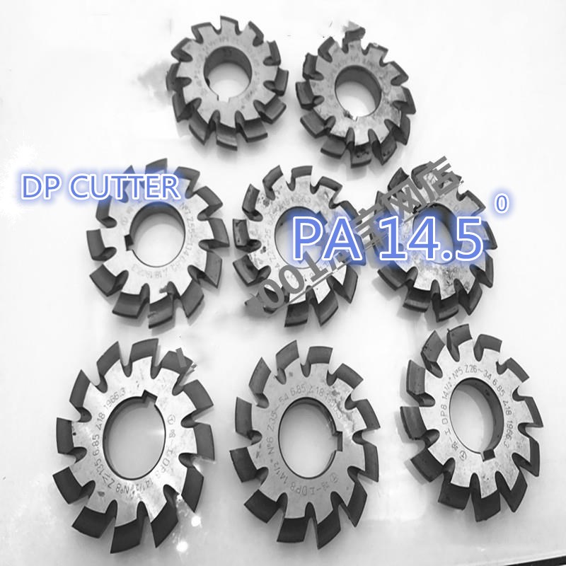 DP 英国歯車フライス 14.5度ディスクギアフライス DP6-DP24 セット No.1-8