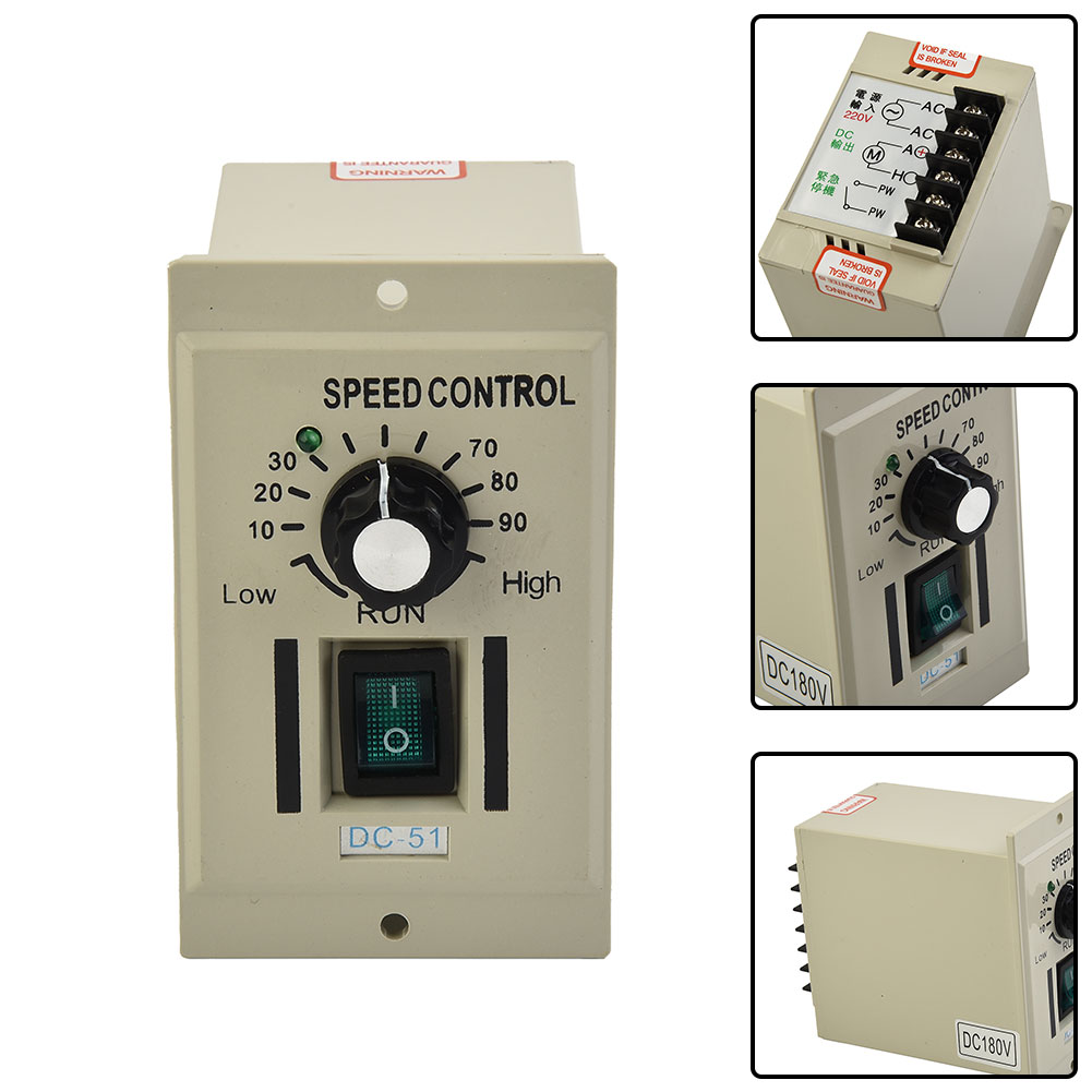 DC モーター スピード コントローラー AC 入力 220V DC 出力 180V、定トルク性能と調整可能な電圧