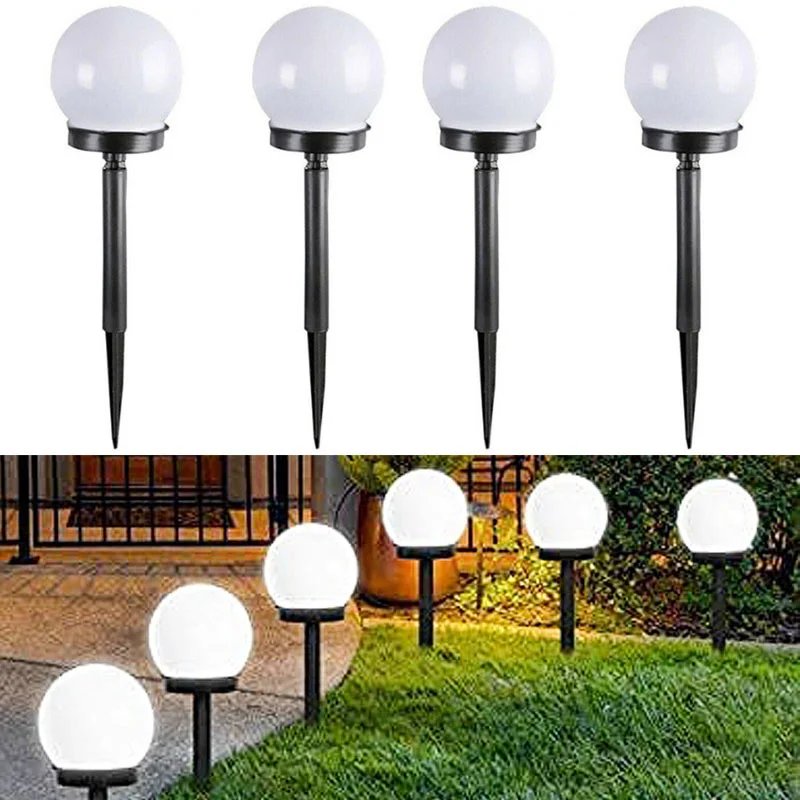1/3/6/9PC 太陽光発電 LED 電球ランプエネルギーライト防水屋外ガーデンライト街路ソーラーパネルボールライト芝生庭ランプ