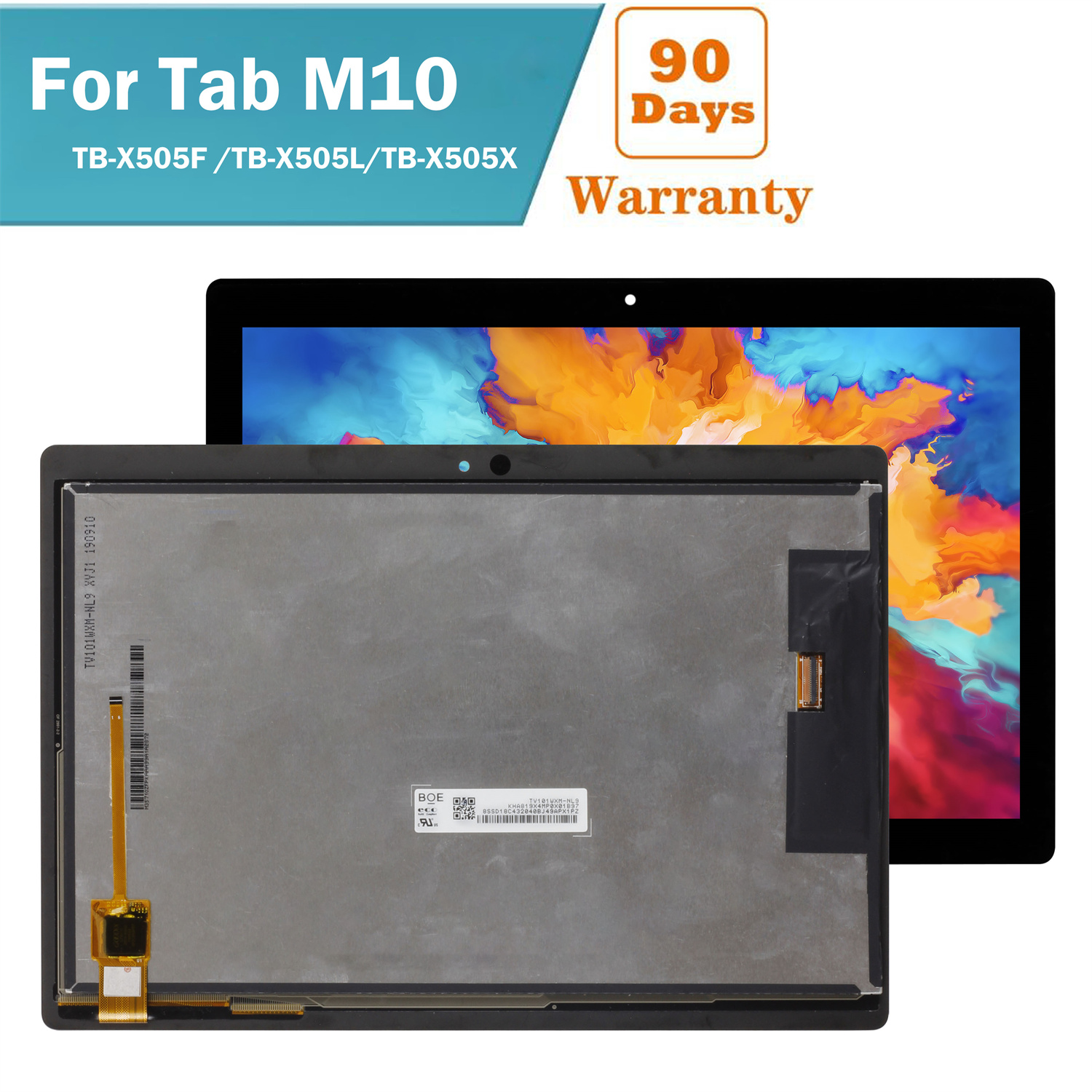 10.1インチ Lenovo Tab M10 HD TB-X505F TB-X505L TB-X505X TB-X505用 LCDディスプレイ タッチスクリーン デジタイザー交換部品