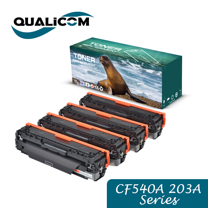 Qualicom 互換 203A CF540 チップトナーカートリッジ付き HP Color Pro M254dw 254nw MFP M280nw M281fdw M281fdn 用