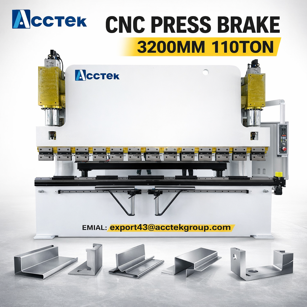 4+1Axis Sheet Metal Bending Machine 2500mm Automatic CNC Steel Plate Bending Machine 3200mm Hydraulic CNC Press Brake