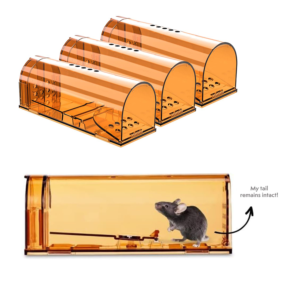 1 個マウストラップケージノーキル動物ペット管理ケージ再利用可能なマウス齧歯動物キャッチャーラットトラップ