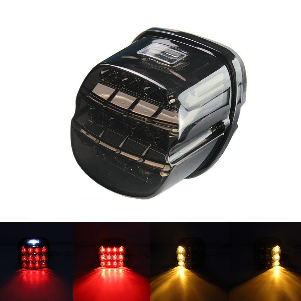 LED ブレーキテールライトオートバイターンシグナルライト FLSTF 夜行ツーリングソフテイル スポーツスター ロードキング エレクトラ ロードグライド用