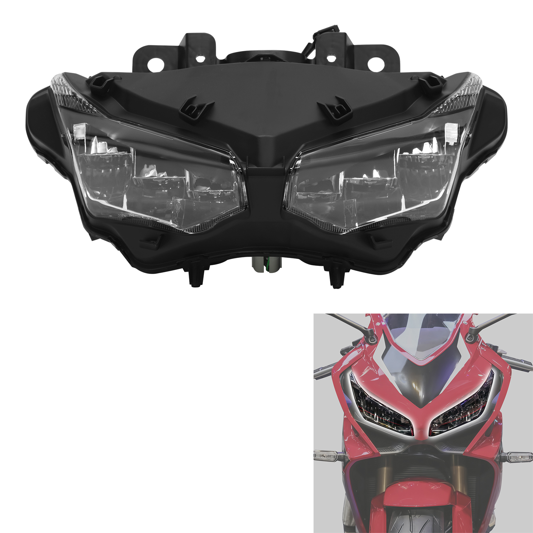 フロント LED ヘッドライトアセンブリホンダ CBR650R 2019-2023 CBR500R 2016-2023 に適合