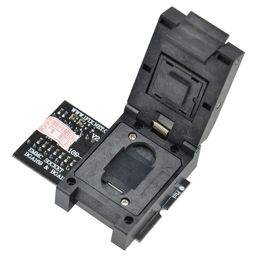 オリジナル RT-BGA169-01 EMMC アダプター V2.3 V2.5 RT809H プログラマ BGA169 BGA153 用 3 個 BGA 境界ボックス付き