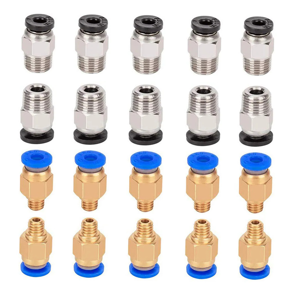 20 個 PC4-M6 PC4-M10 空気圧フィッティング PC4-M10 Creality Ender 3/3 Pro/3 V2 Ender 5/5 Pro/5 Plus CR-10 3D プリンタ部品用