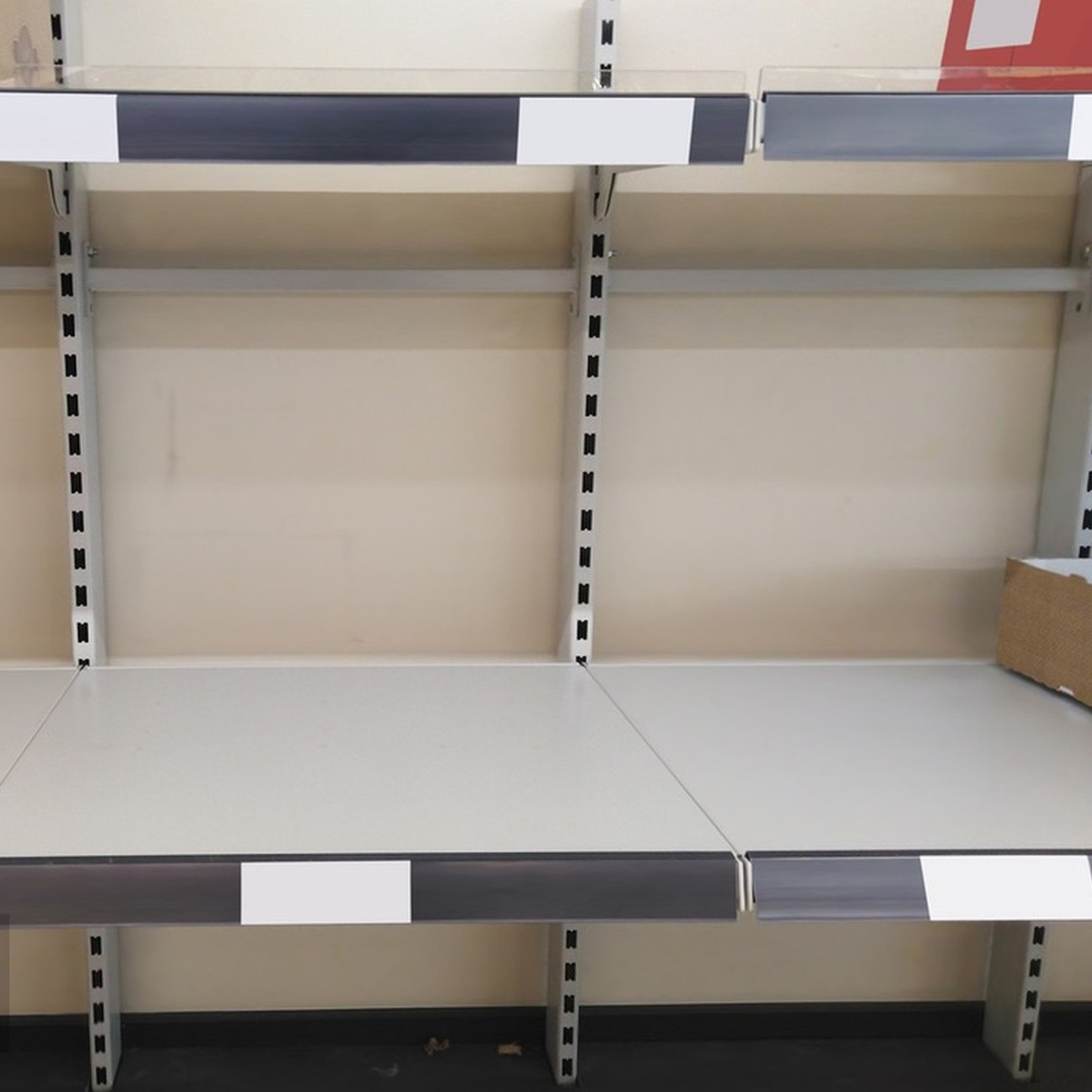 500 個書き換え可能な空白の価格ラベル 75 × 35 ミリメートル白 PVC 小売棚タグ再利用可能なドライ消去商品表示看板