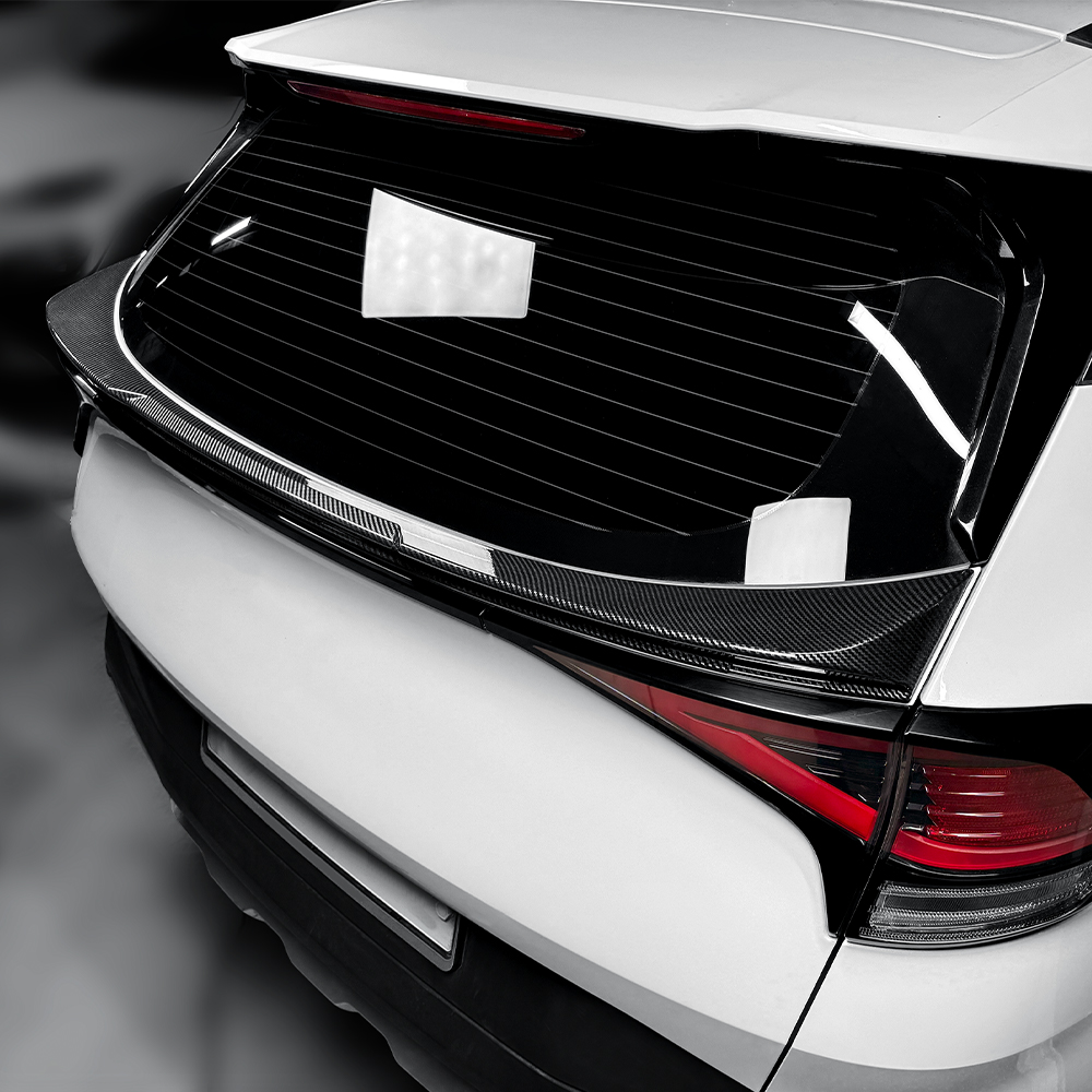 リアルーフスポイラー ABS トリムストリップトランクトップウイングリップカバー起亜 Sportage NQ5 車スポーツスポイラー外装アップグレードアクセサリー