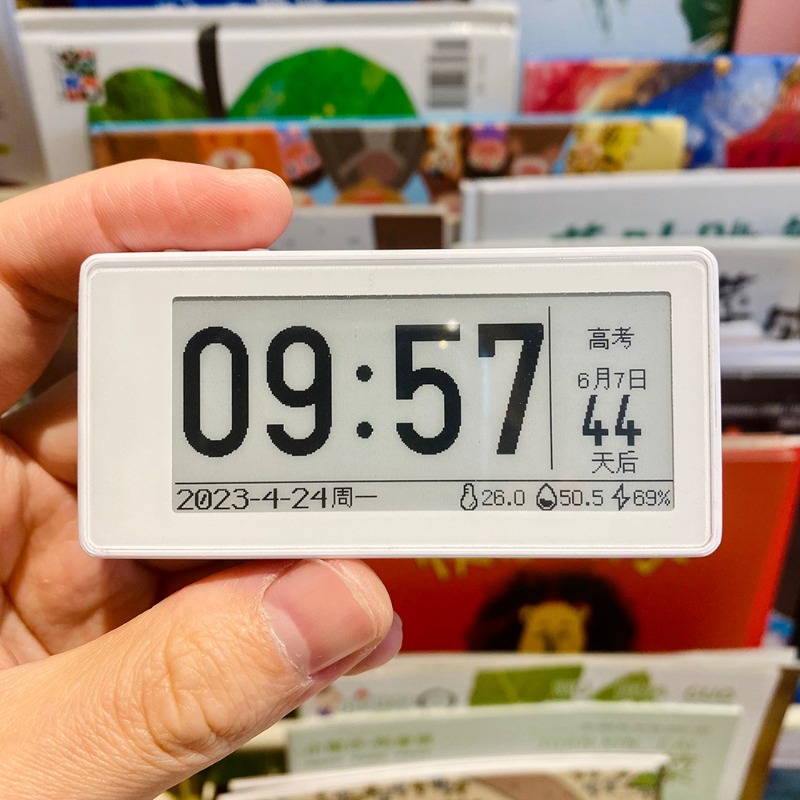 ポータブルミニ電子リーダー 2.9 インチ E インク軽量電子ブックリーダー屋外多機能時計/読書機能リーダー