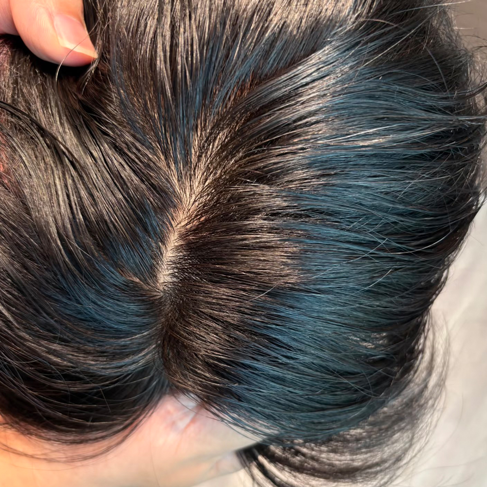 フルエアレース男性かつらプロフェッショナルメンズウィッグ目に見えないノットフロントウィッグヘアシステム男性のための自然な生え際レミーヘア
