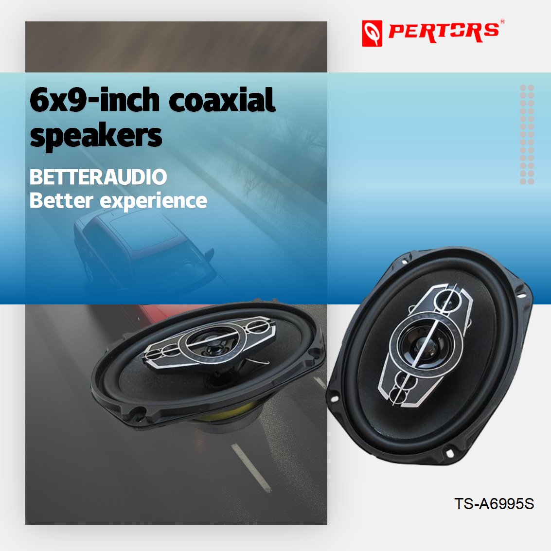 2 個 6X9 インチ (2x1000W) 2000W 5 ウェイステレオカースピーカー高解像度オーディオ同軸接続ユニバーサルフラッシュマウントデザイン