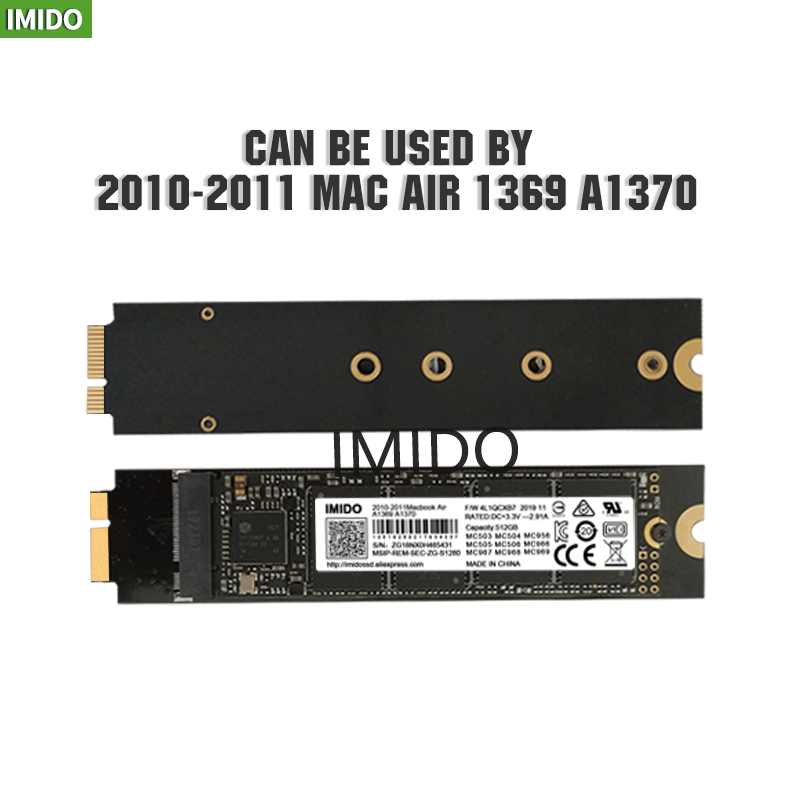 Imido SSD Macbook Air 2011 A1369 512gb 1tb 256gb 128gb Air A1370 MC503 MC504 MC505 MC506 MC965 イミドストアと互換性あり