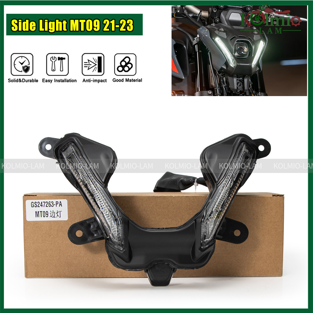 2021 - 2023 ヤマハ MT09 MT-09 SP オートバイフロントヘッドライトフォグ装飾サイドライト MTN890 MT 09 2022 ランニングライトに適合