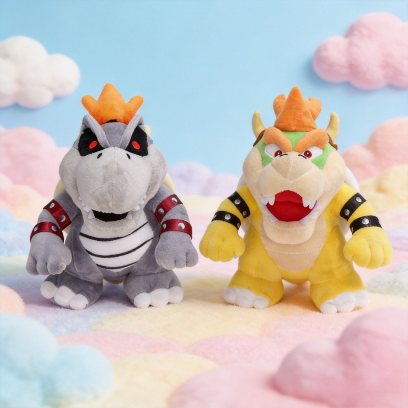 25cm かわいい柔らかいぬいぐるみ 誕生日 ホリデーギフト 立ちポーズ クッパ用