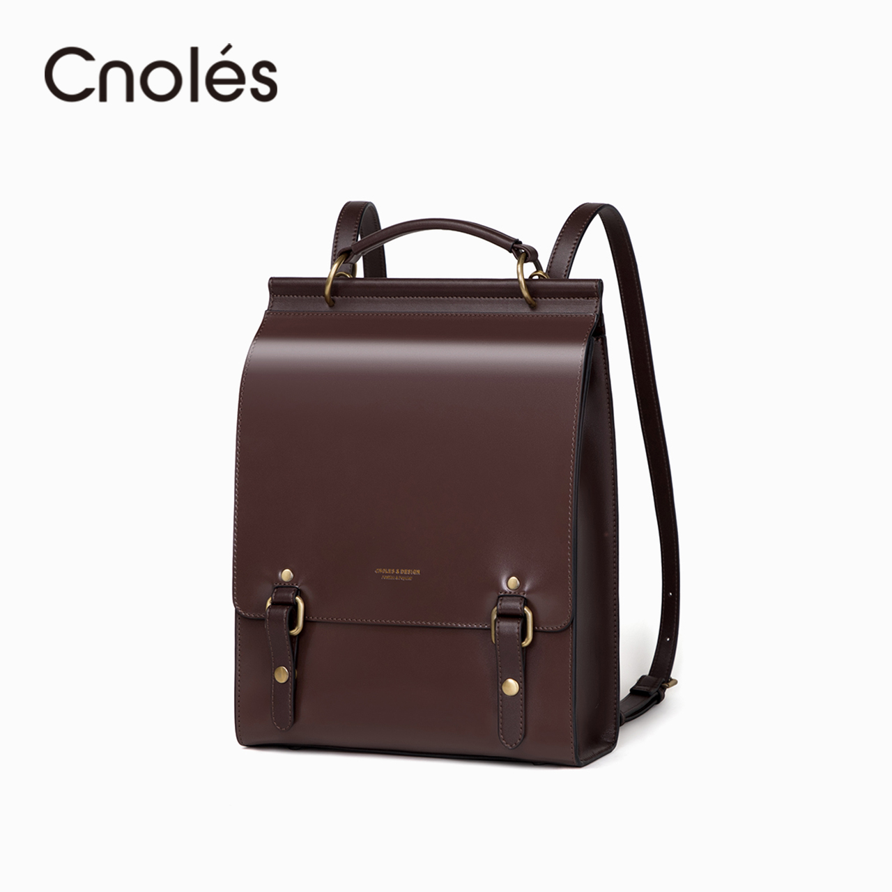 Cnoles 女性レザーバックパック財布ショルダーバッグ女性ヴィンテージ旅行バックパックカジュアルスクールカレッジブックバッグ女の子のための