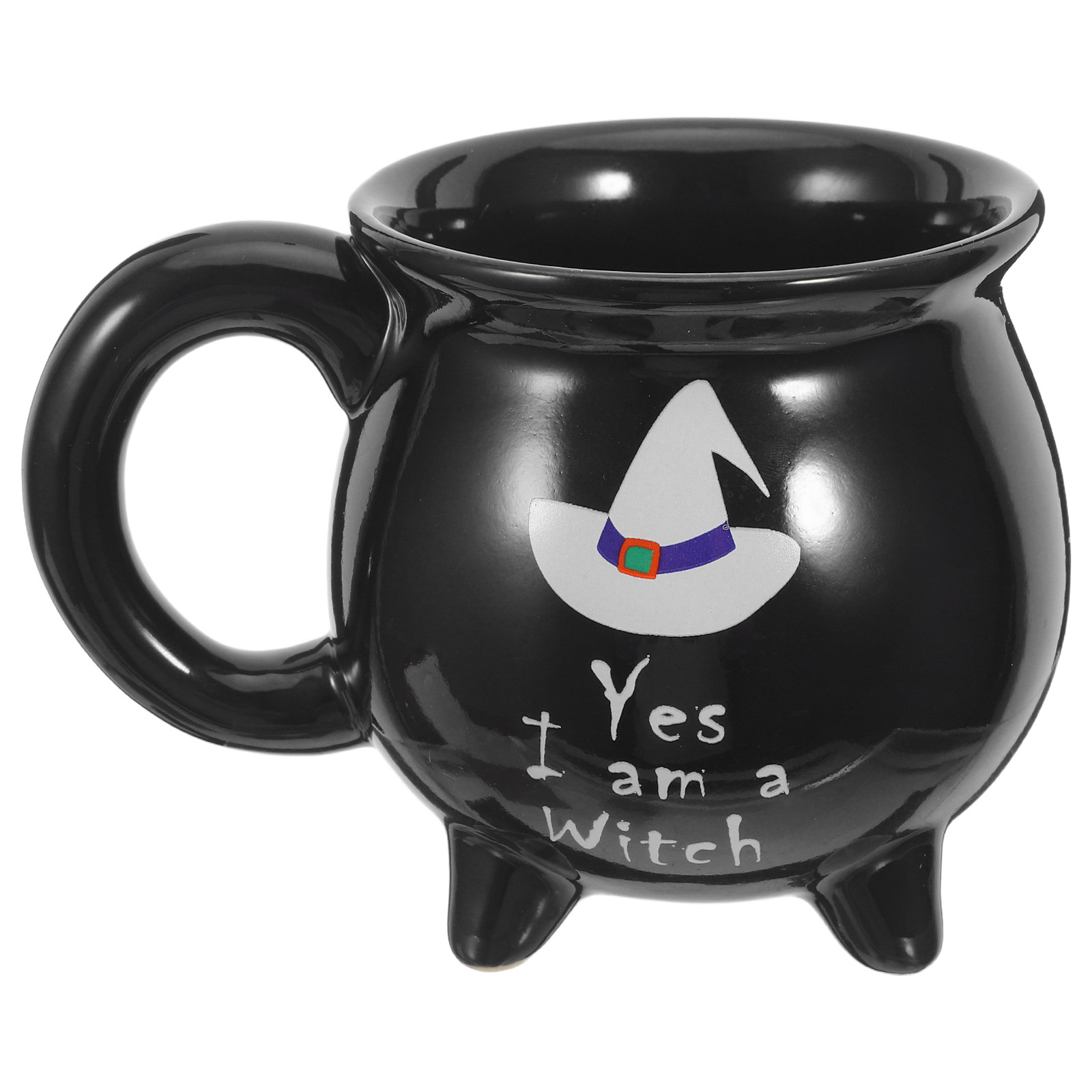 1個、魔女ブリューコーヒーマグ、350ml/11.8オンスセラミックコーヒーカップ、ウォーターカップ、夏冬ドリンクウェア、誕生日プレゼント、ハロウィーンギフト