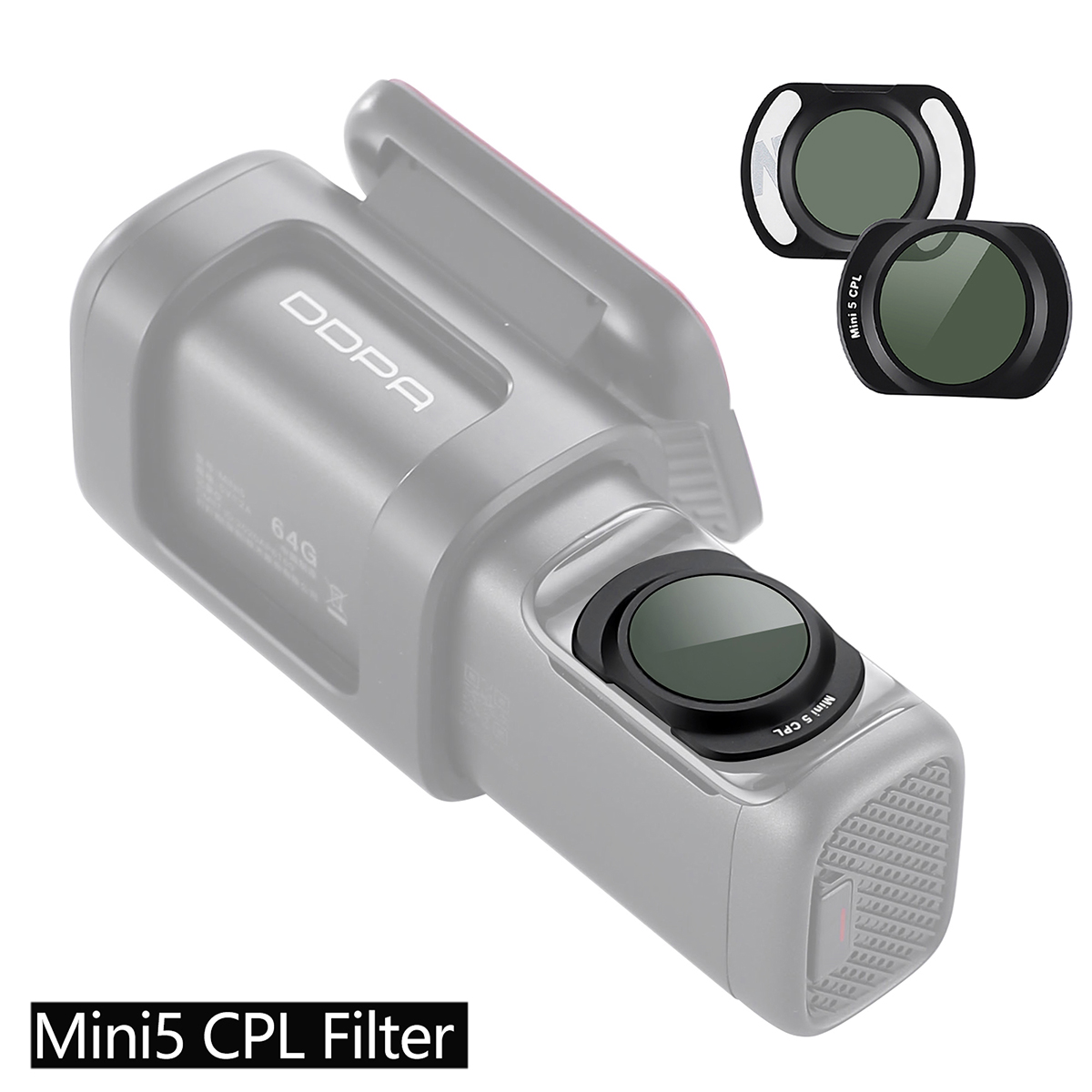 DDPAI ダッシュカム Mini5 CPL フィルター HD レンズ防塵アンチグレア CPL フィルター用