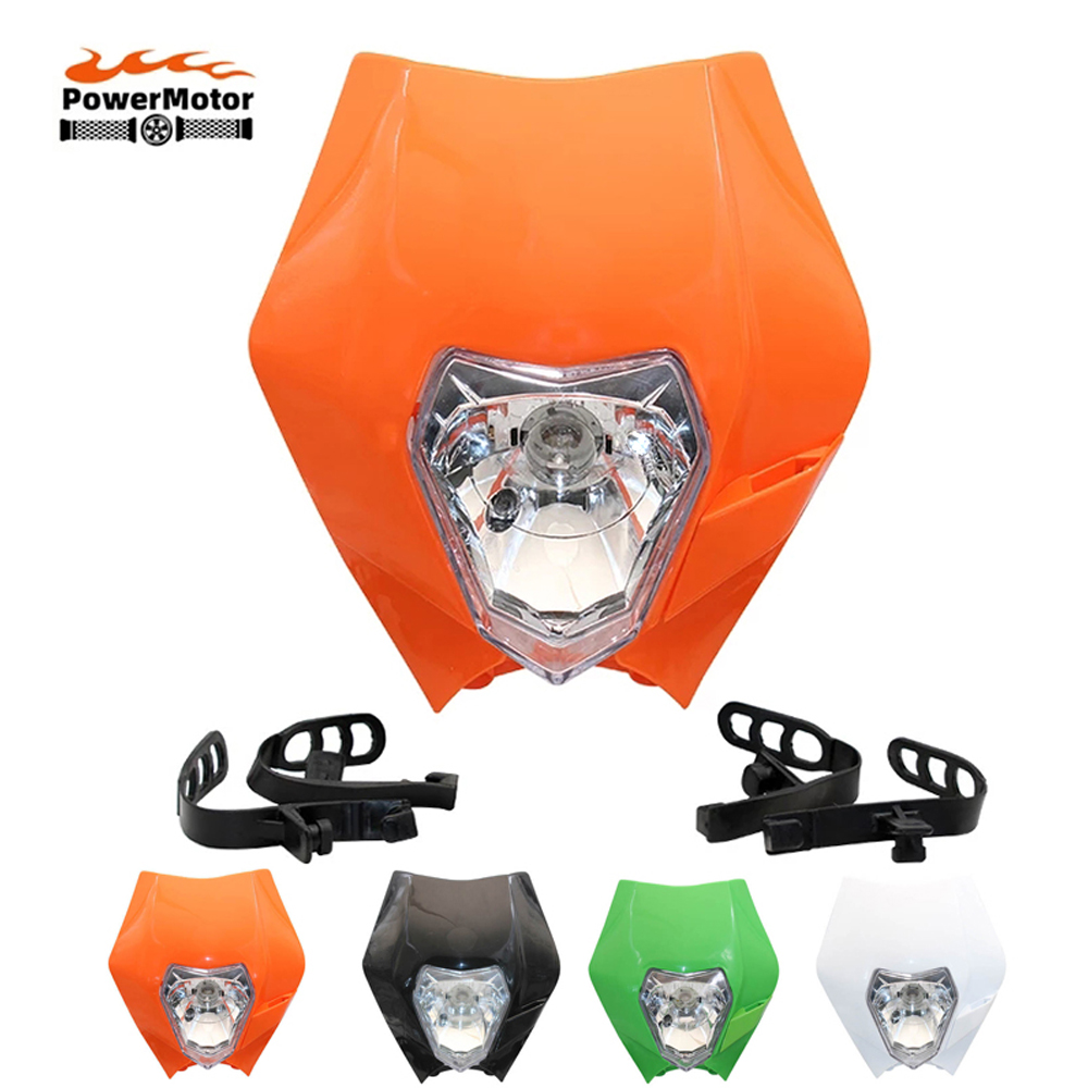 KTM ヘッドライトプレートオートバイ EXC 300 250 XCW 350 SX XC 2014-2016 モトクロスピットダートバイクチューニングパーツエンデューロヘッドライト