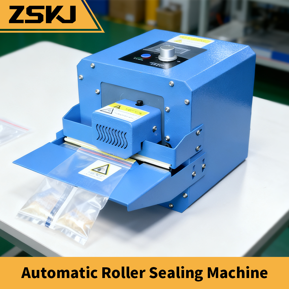220V 50Hz 80-180℃ ヒートシール温度 GLF-50 工業用温度制御速度 300 ワットヒートローラースピードシール機