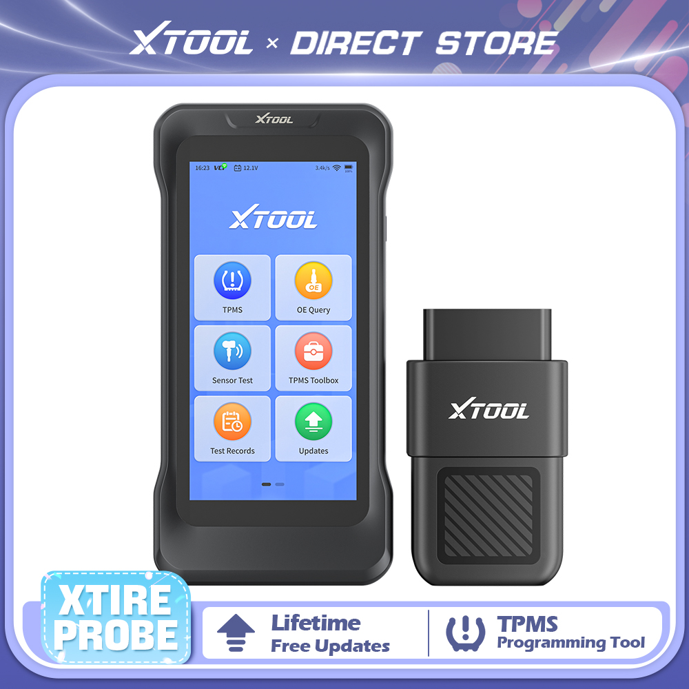 XTOOL XTireProbe TP300 TP380 TP500 TP580 TPMS Programming, Diagnostic Tools for TPMS System Health Check, Program TS100 Sensor