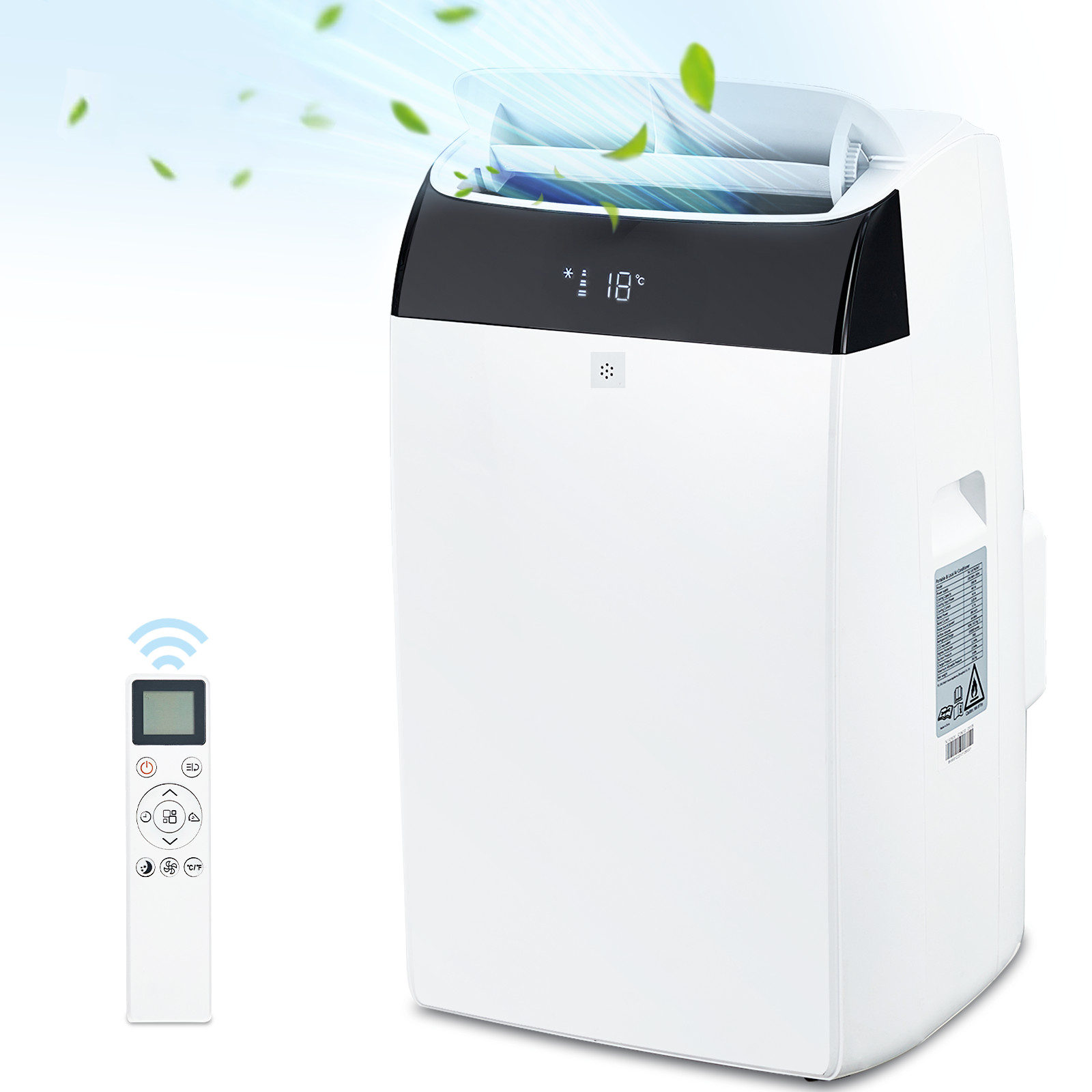14000 BTU ポータブル AC 3 in 1 700 平方フィート除湿機ファン リモート用