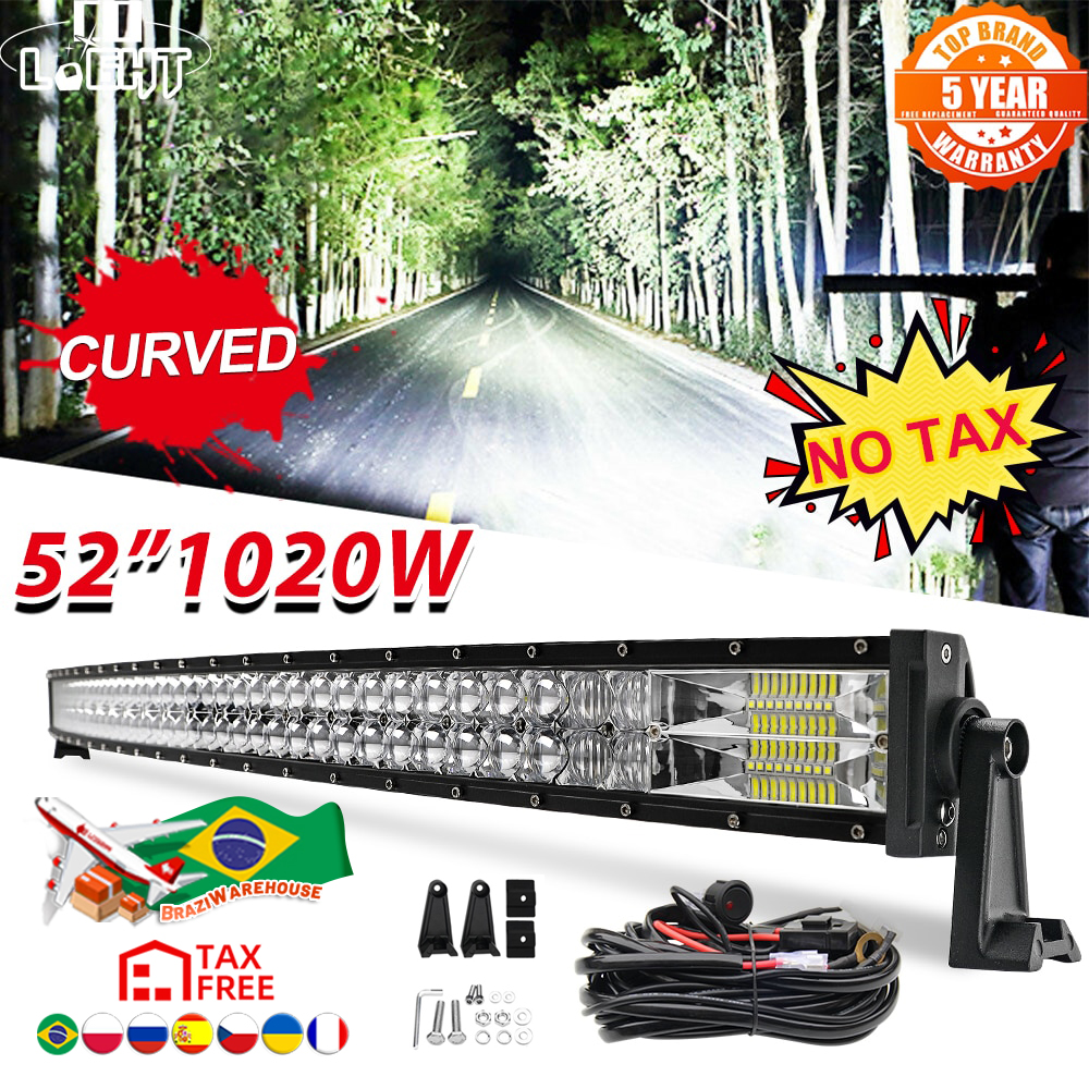 CO LIGHT 2 行 Led ライトバーオフロード 52 "1020 ワットコンボ Led バー UAZ ATV トラック Niva 4x4 12V 24V Led 運転作業 Barra ライト