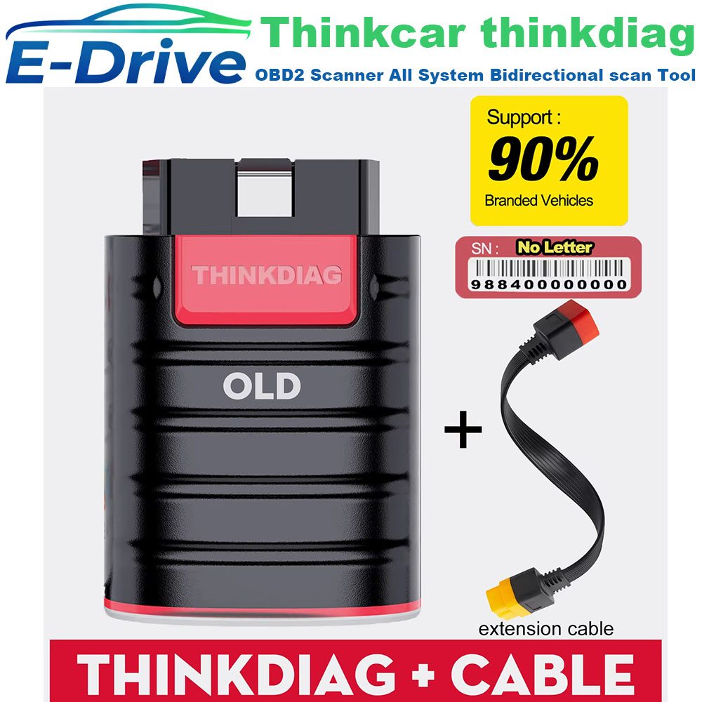 【2026】Thinkdiag 新/旧ブート Thinkdiag DZ バージョン 全車サポート 16 リセット サービス OBD2 スキャナー ツール PK Golo pro 4.0、dbscar 2