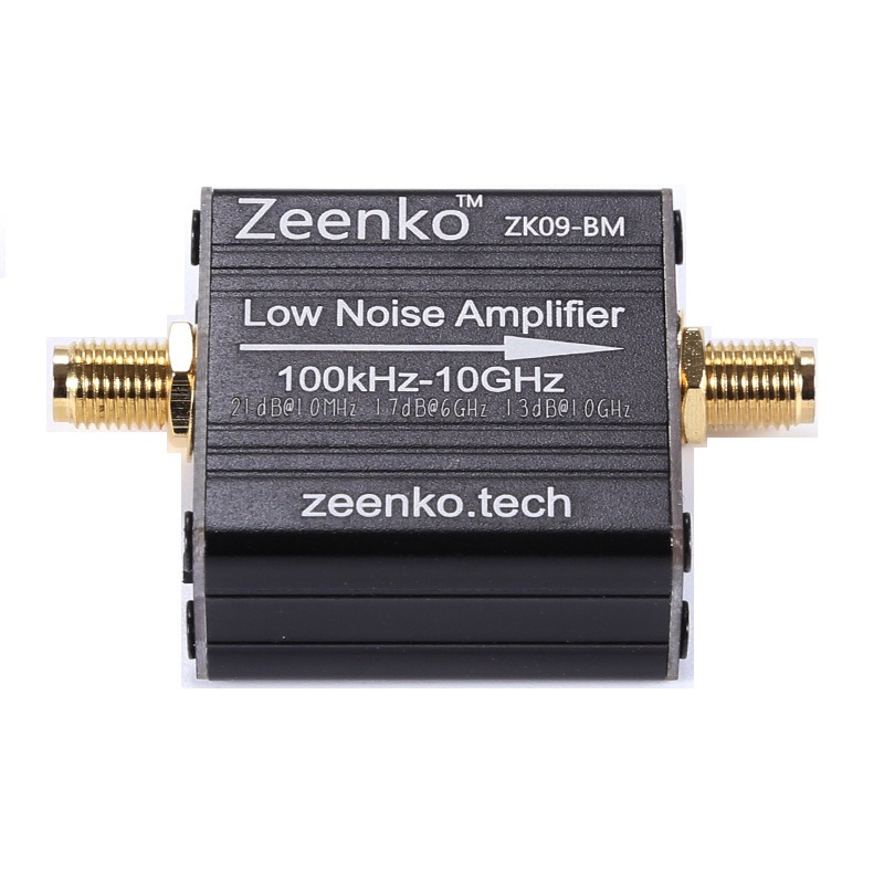 LNA 超広帯域 RF 低ノイズアンプ USB 充電 100k-10GHz 高利得アンプ ZK09