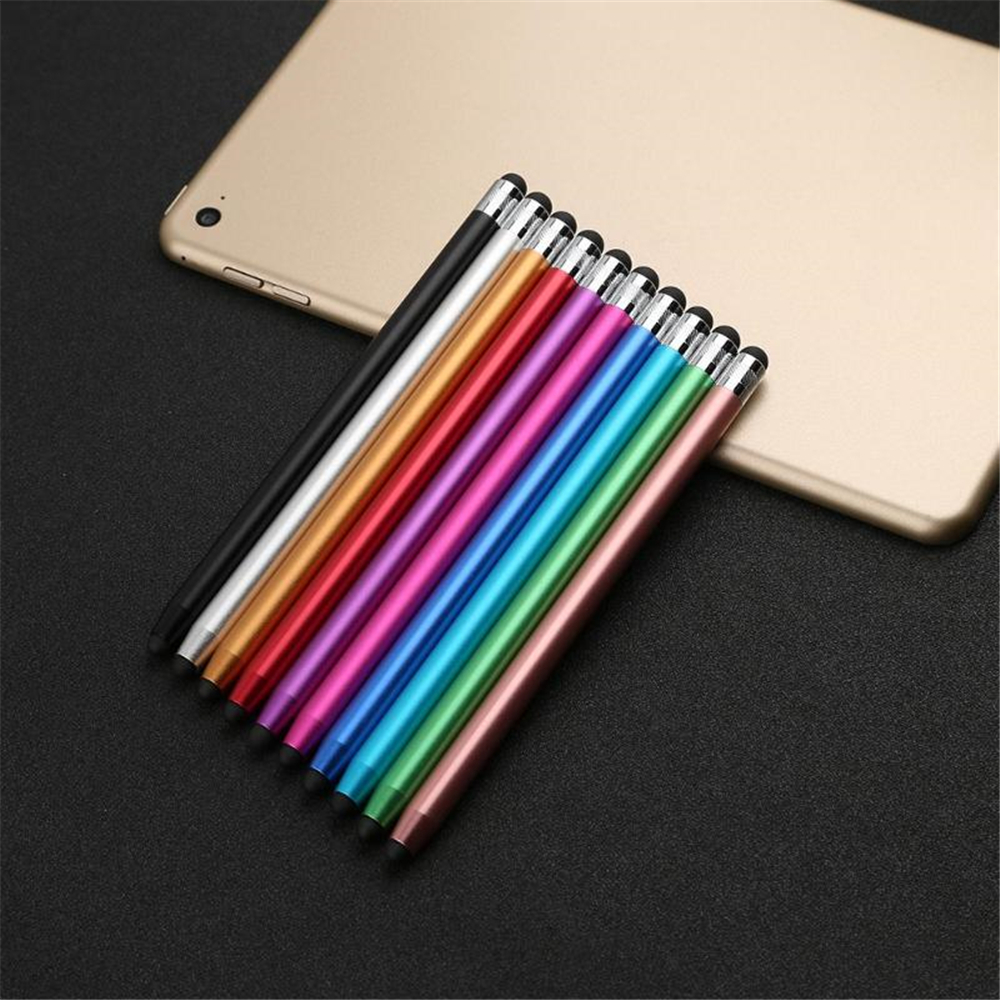 ボールペン スタイラス、ダブル スタイラス、静電容量式ブラシ、iPad 携帯電話、スマートフォン、タブレット コンピューター用タッチ スクリーン ブラシ