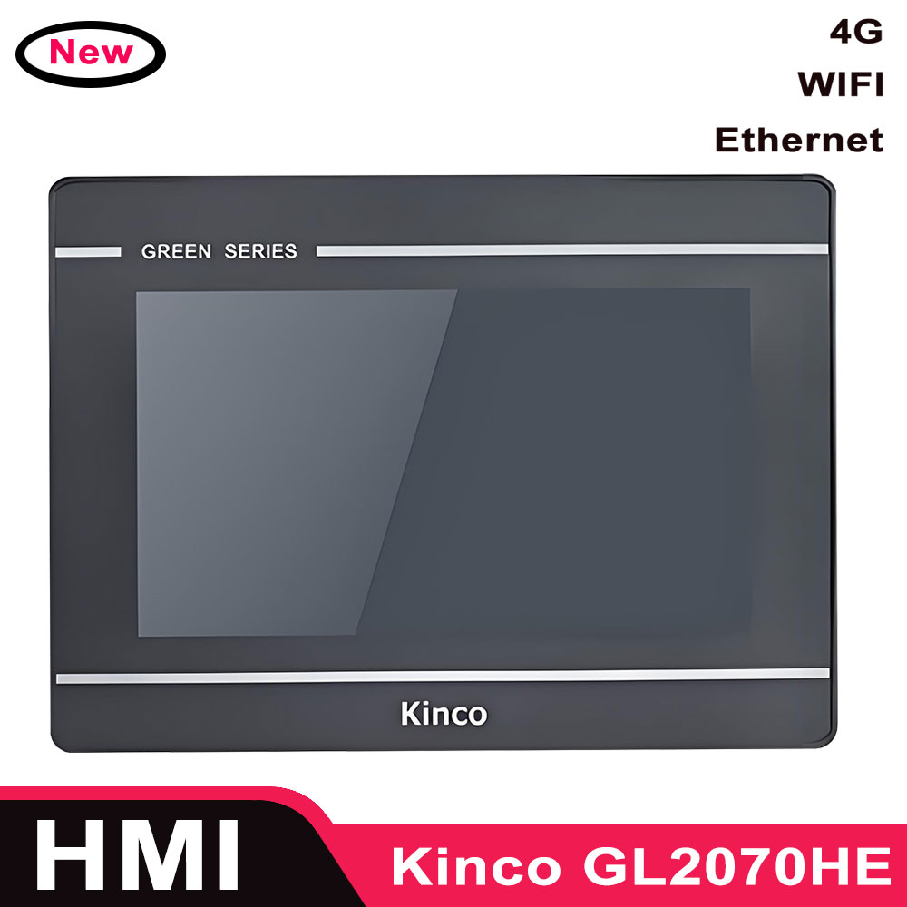 Kinco 7 インチ HMI GL2070HE WIFI 4G デュアルコア CPU ヒューマンマシンインターフェイス産業用制御ディスプレイ画面 (イーサネット付き)