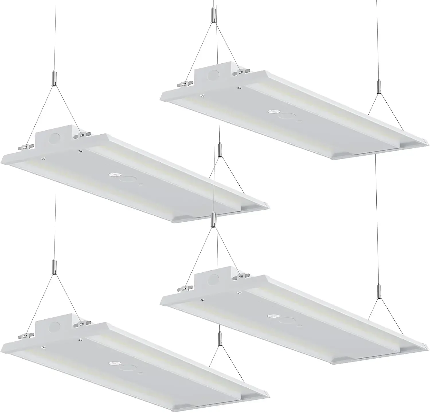 300W LEDリニアハイベイライト、45000LMリニアハイベイショップライト商用120-277V、倉庫用5000Kハイベイライト