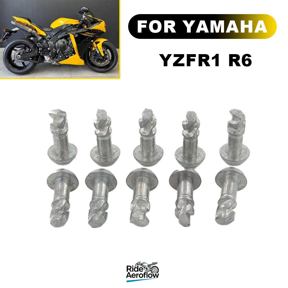 ヤマハ YZF R1 R6 YZFR1 YZFR6 フェアリングクイックリリースファスナーターンリベットユニバーサル 2004 -2014 に適しています。