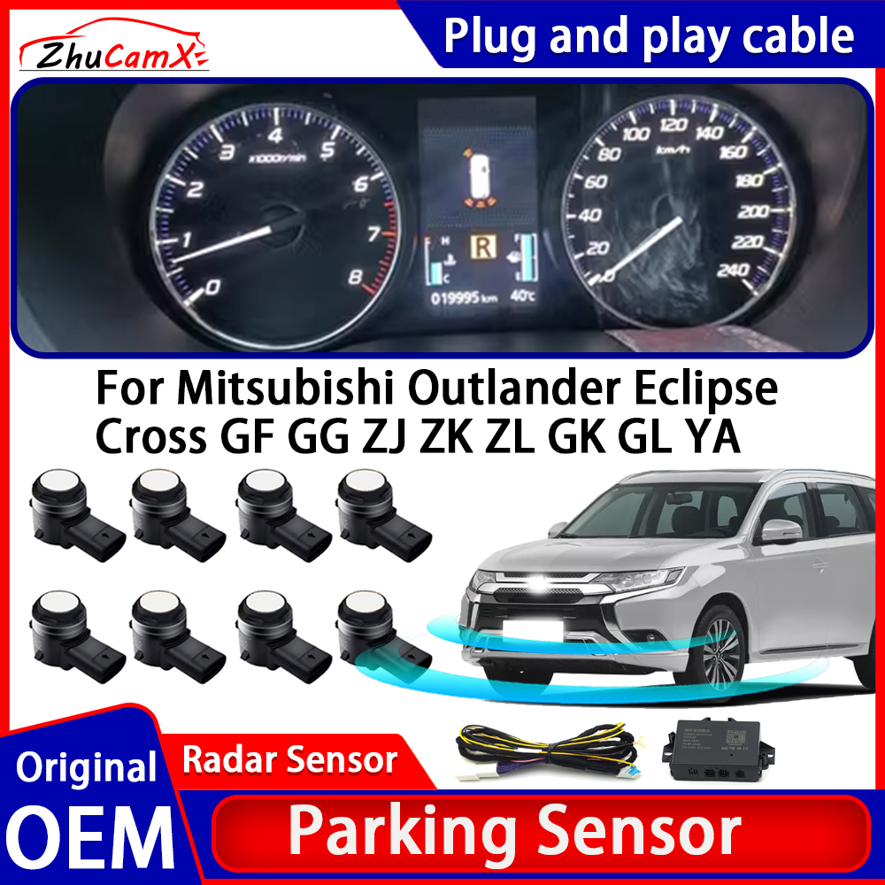 駐車場センサーキットブザー警報逆レーダー探知システム三菱アウトランダーエクリプスクロス GF GG ZJ ZK ZL GK GL YA