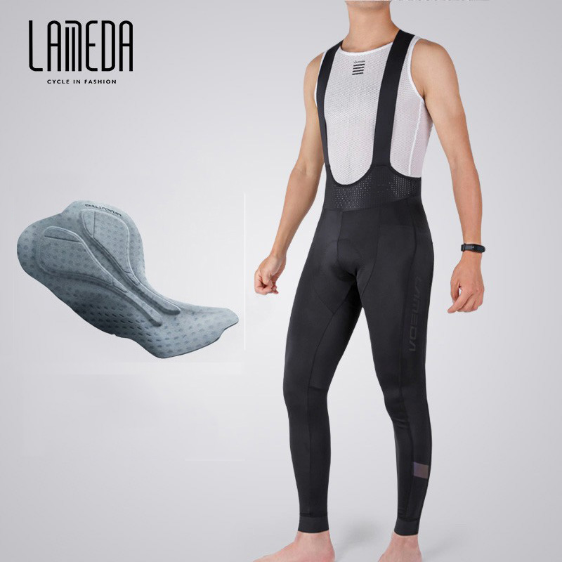 LAMEDA プロフェッショナルサイクリングビブパンツ男性のための春春夏競争力のある乗馬サスペンダーパンツ MTB ロード自転車アパレル