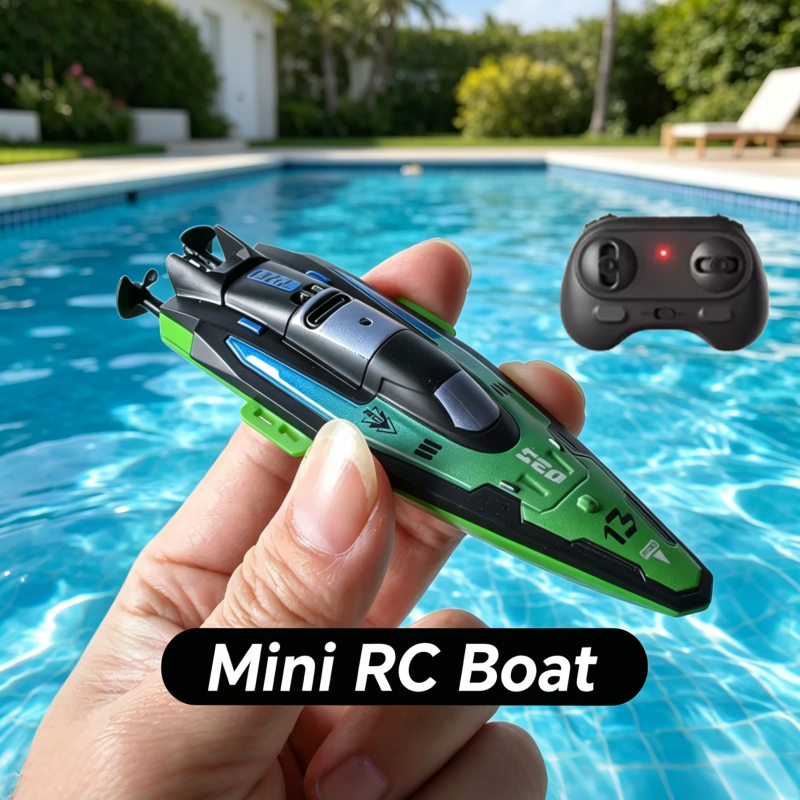 RC スピードボート 2.4 グラムミニリモコンスタントボート電動ラジオコントロール船ダブルモーター競争力のある防水おもちゃ子供ギフト