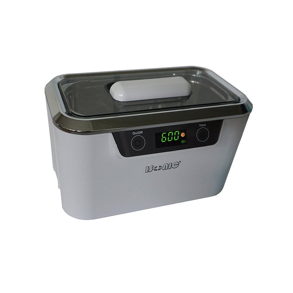 デジタル超音波洗浄器、0.8Lタンク、ジュエリー、眼鏡、サングラス用42kHz、110V