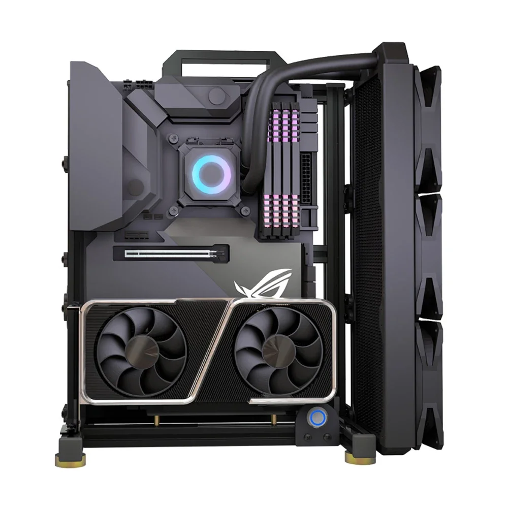 改造 EATX オープン PC ケースフレーム ITX MATX ATX ゲーマーキャビネット DIY ウォータークーラーデスクトップコンピュータアルミクリエイティブタワーゲーム