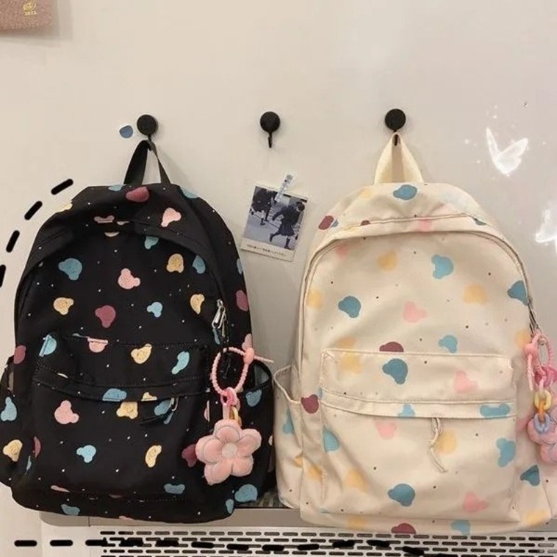 かわいい漫画プリントバックパック日本オールマッチ甘い女の子通学かわいい十代の女の子リュックサック