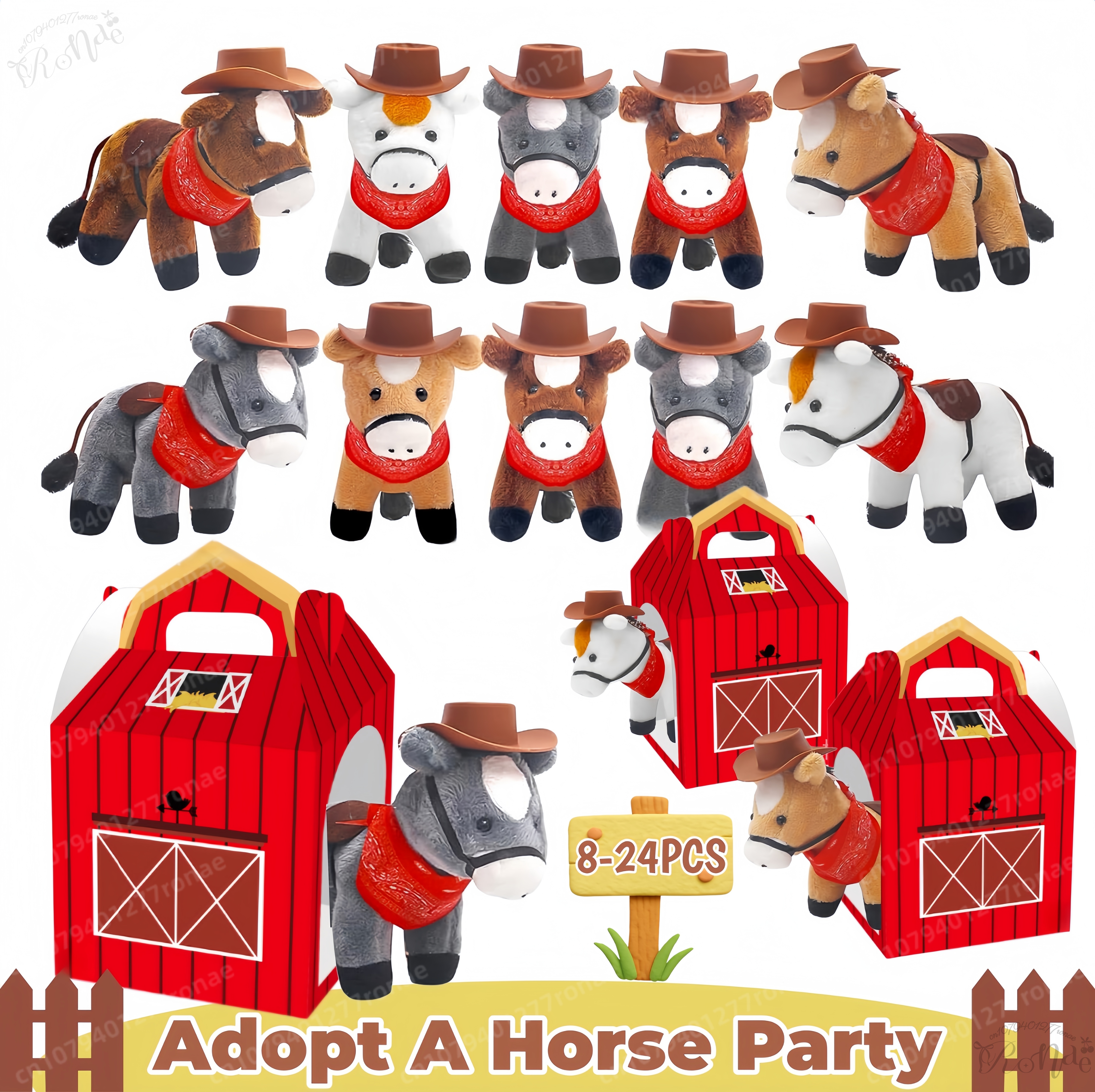 6-12 セット 4 インチ馬ぬいぐるみ馬のおもちゃ馬ぬいぐるみ採用馬パーティー好意立ちぬいぐるみ馬ミニぬいぐるみ誕生日