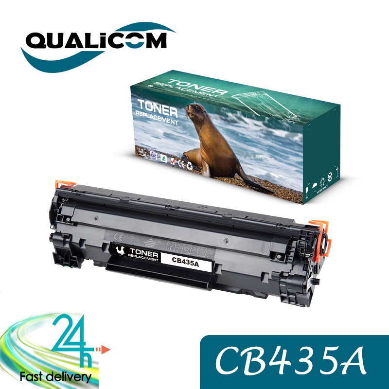 クオリコム CB435A 35A 435A 互換トナーカートリッジ HP LaserJet P1005 P1006 P1009 チップ付き